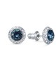 Swarovski Angelic İğneli Küpe, Mavi, Rodyum kaplama - 5536770 Swarovski Angelic İğneli Küpe, Mavi, Rodyum kaplama - 5536770