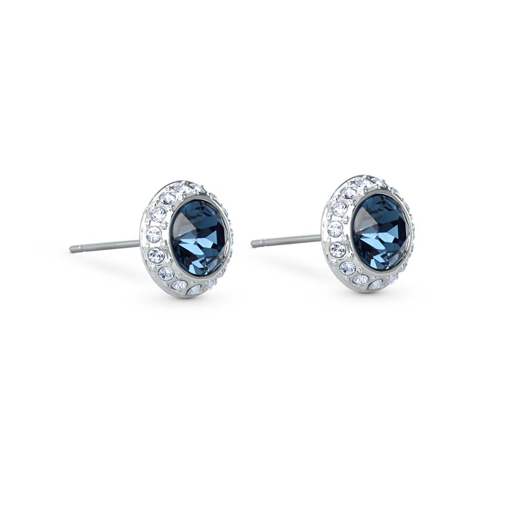 Swarovski Angelic İğneli Küpe, Mavi, Rodyum kaplama - 5536770 Swarovski Angelic İğneli Küpe, Mavi, Rodyum kaplama - 5536770