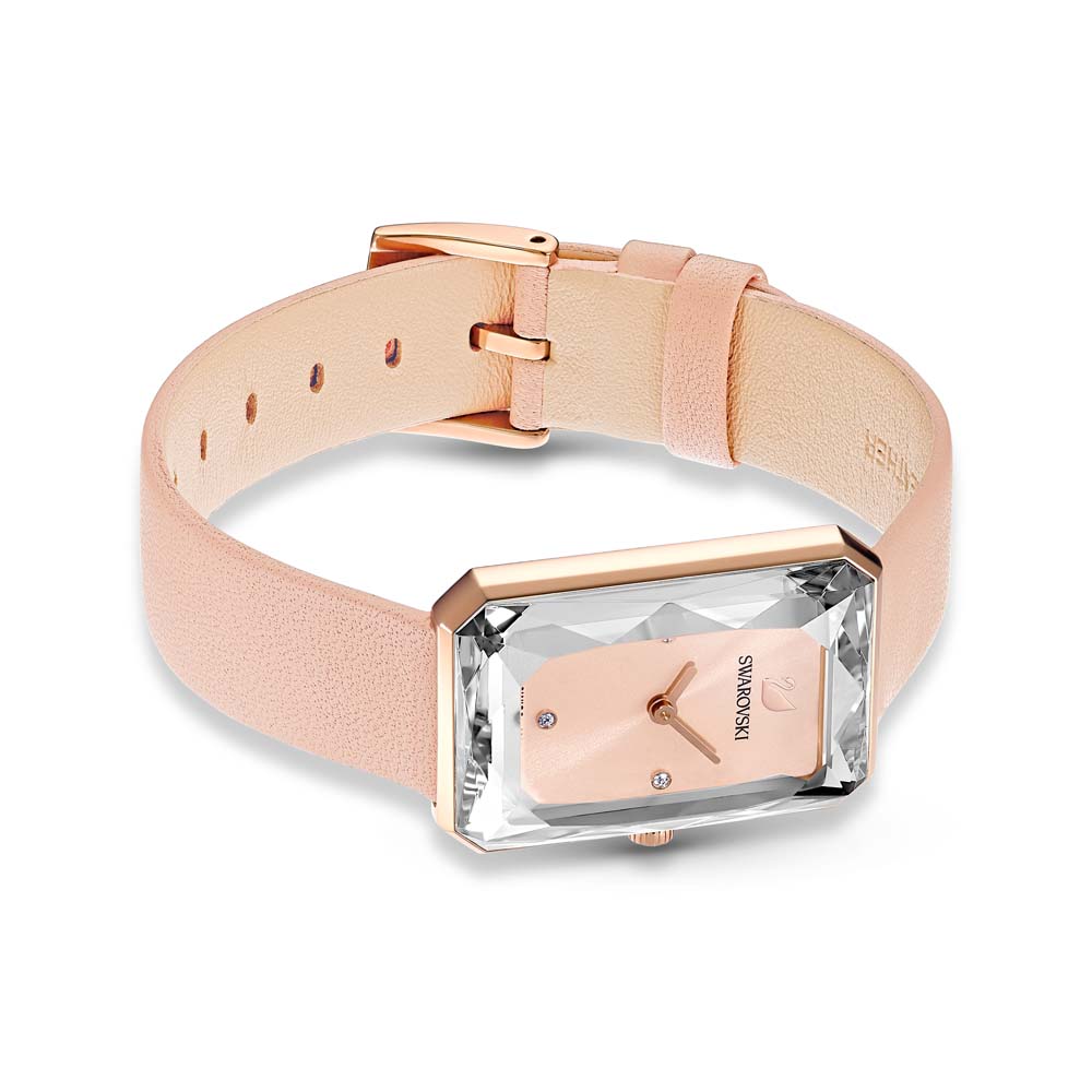 Swarovski Uptown Saat, Deri kayış, Pembe, Pembe altın rengi PVD - 5547719 Swarovski Uptown Saat, Deri kayış, Pembe, Pembe altın rengi PVD - 5547719