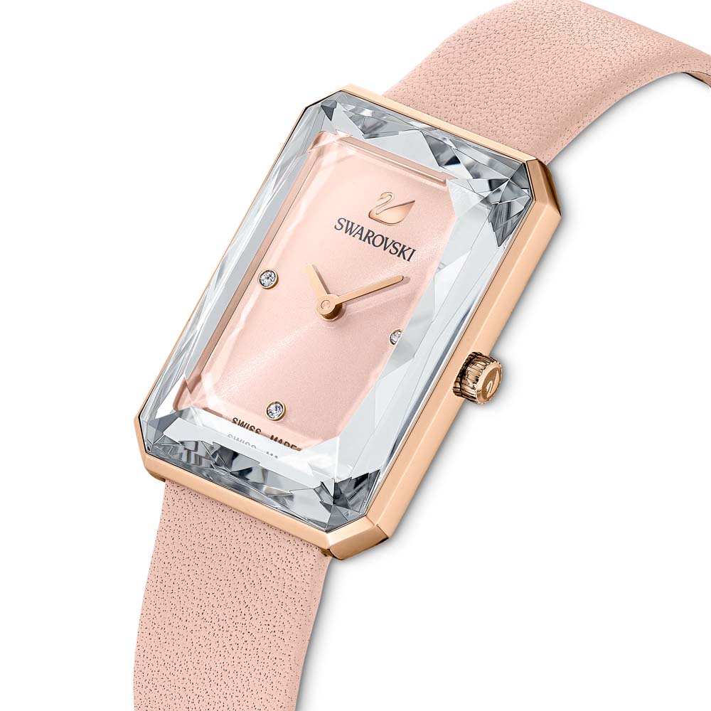 Swarovski Uptown Saat, Deri kayış, Pembe, Pembe altın rengi PVD - 5547719 Swarovski Uptown Saat, Deri kayış, Pembe, Pembe altın rengi PVD - 5547719