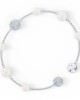 Swarovski Remix  Collection Pearl Strand, Beyaz, Rodyum kaplama - 5560665