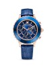 Swarovski Octea Lux Chrono Saat, Deri kayış, Mavi, Pembe altın rengi PVD - 5563480 Swarovski Octea Lux Chrono Saat, Deri kayış, Mavi, Pembe altın rengi PVD - 5563480