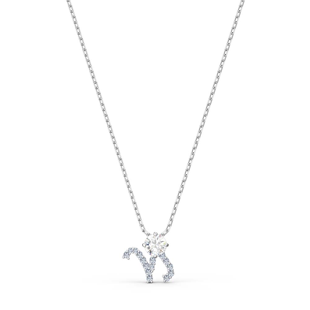 Swarovski Zodiac II Kolye Ucu, Oğlak, Beyaz, Karışık metal bitiş - 5563892 Swarovski Zodiac II Kolye Ucu, Oğlak, Beyaz, Karışık metal bitiş - 5563892