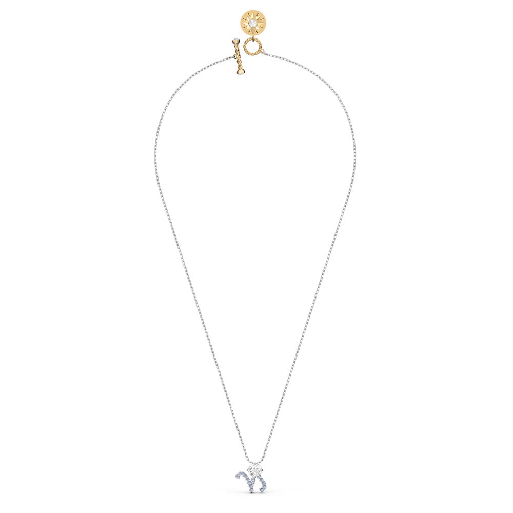 Swarovski Zodiac II Kolye Ucu, Oğlak, Beyaz, Karışık metal bitiş - 5563892 Swarovski Zodiac II Kolye Ucu, Oğlak, Beyaz, Karışık metal bitiş - 5563892