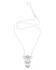 Swarovski Sparkling Dance Dial Up Kolye, Büyük, Beyaz, Rodyum kaplama - 5564432