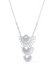 Swarovski Sparkling Dance Dial Up Kolye, Büyük, Beyaz, Rodyum kaplama - 5564432