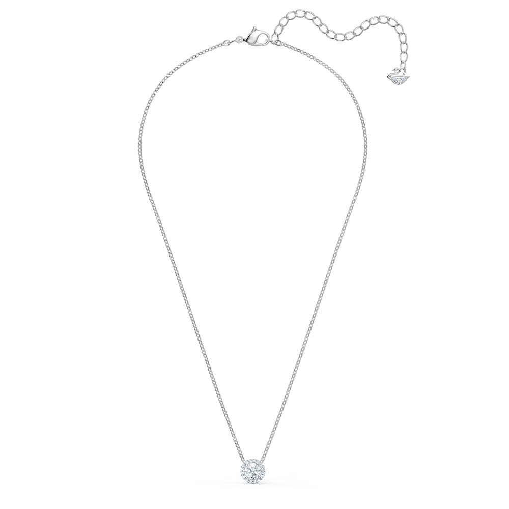 Swarovski Angelic Round Kolye Ucu, Beyaz, Rodyum kaplama - 5567931 Swarovski Angelic Round Kolye Ucu, Beyaz, Rodyum kaplama - 5567931