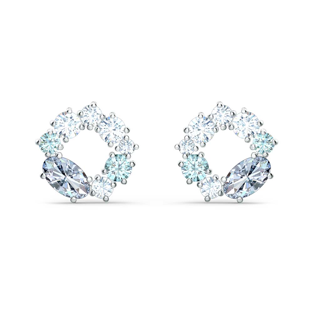 Swarovski Attract Circle İğneli Küpe, Rodyum kaplama - 5570943 Swarovski Attract Circle İğneli Küpe, Rodyum kaplama - 5570943