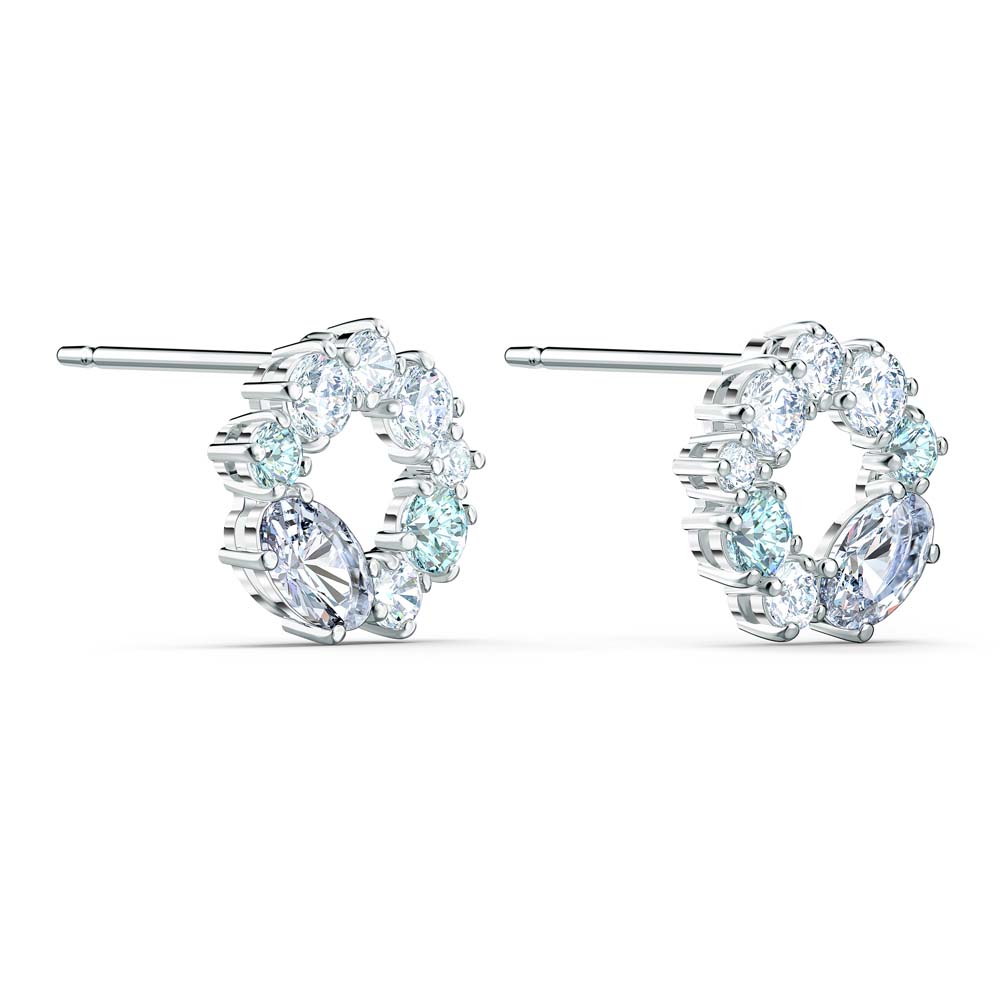 Swarovski Attract Circle İğneli Küpe, Rodyum kaplama - 5570943 Swarovski Attract Circle İğneli Küpe, Rodyum kaplama - 5570943
