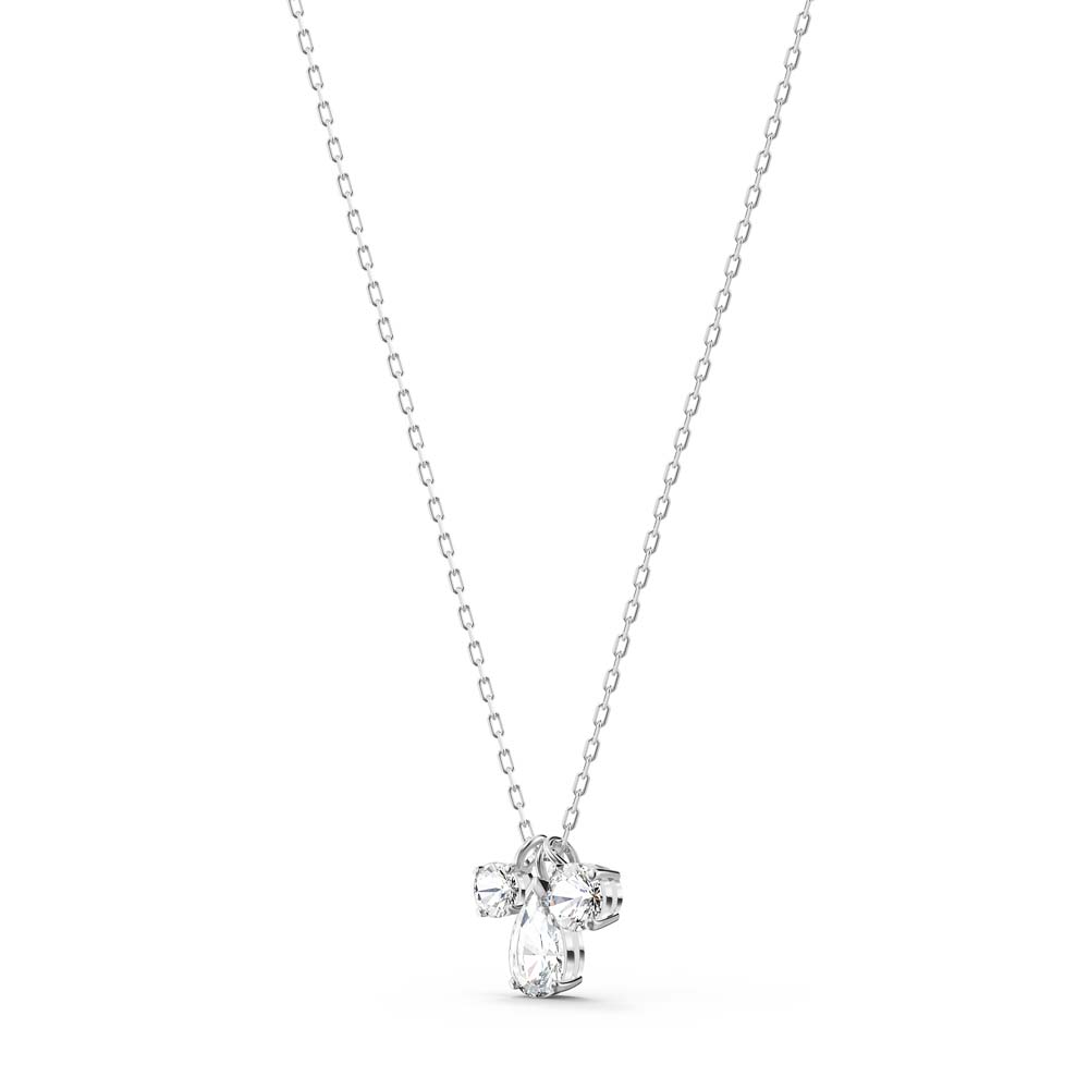 Swarovski Attract Cluster Kolye Ucu, Beyaz, Rodyum kaplama - 5571077 Swarovski Attract Cluster Kolye Ucu, Beyaz, Rodyum kaplama - 5571077