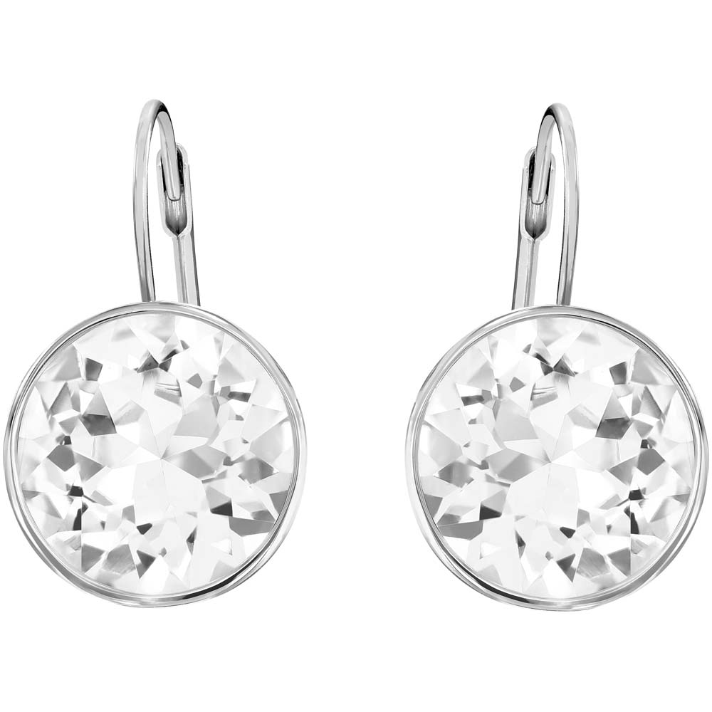 Swarovski Bella İğneli Küpeler, Beyaz, Rodyum kaplama - 883551 Swarovski Bella İğneli Küpeler, Beyaz, Rodyum kaplama - 883551